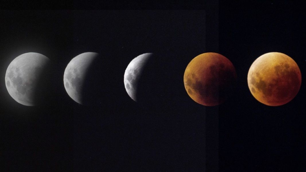 El eclipse total de luna se vio con entusiasmo y curiosidad en casi ...