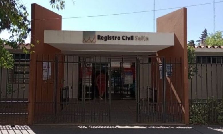 Registro Civil.