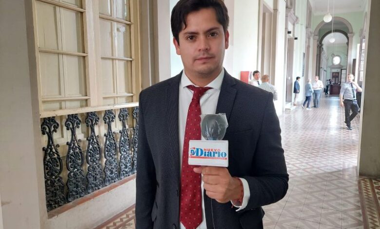 El intendente de Tartagal, Franco Hernández Berni.