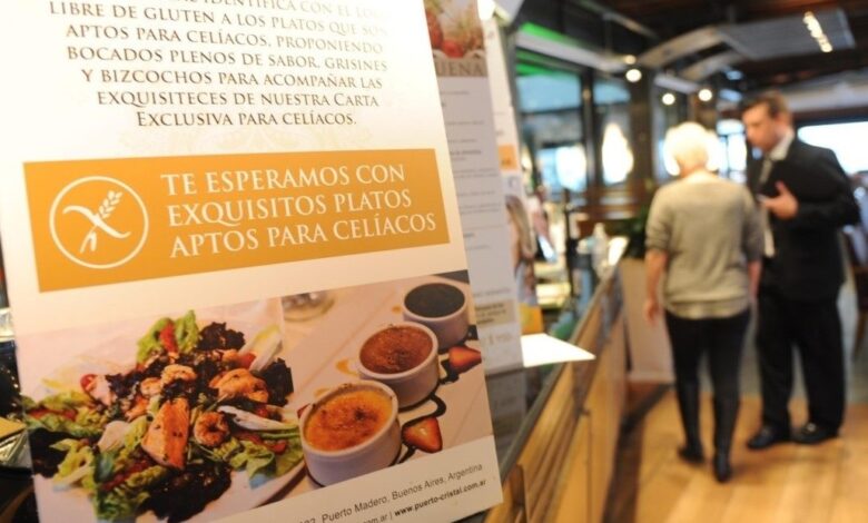 Cartel para celiacos