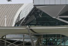 Colapsó en el Aeropuerto Internacional de India Indira Gandhi