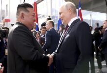 Vladimir Putin y Kim Jong-un