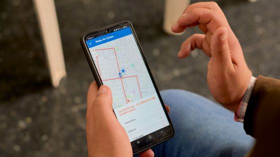 Se encuentra activa la app de la AMT para líneas del interior