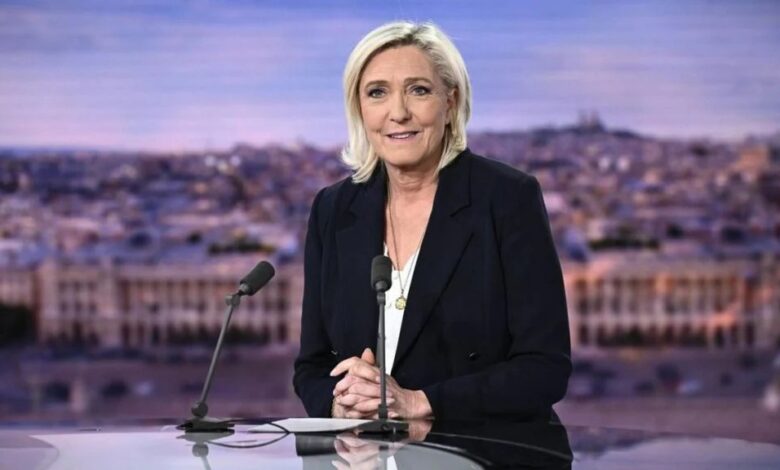 Marine Le Pen promete que frenará la ayuda a Ucrania