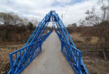 La Municipalidad reparó el puente que unen Villa El Sol con Norte Grande