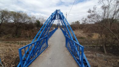 La Municipalidad reparó el puente que unen Villa El Sol con Norte Grande