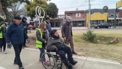 La municipalidad e realizó un relevamiento del circuito de rampas para las personas con discapacidad en zona norte,