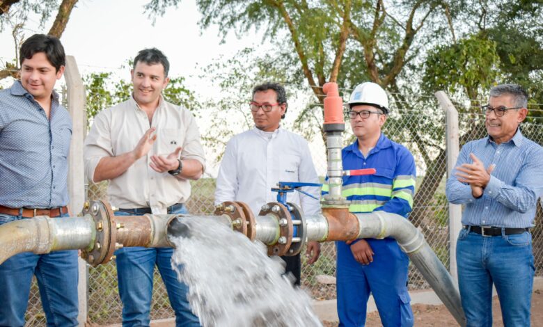 Se inauguró un pozo de abastecimiento en Tonono