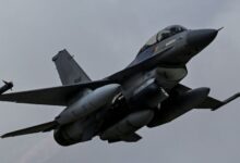 Avión de guerra F-16 se estrella en Ucrania durante combate