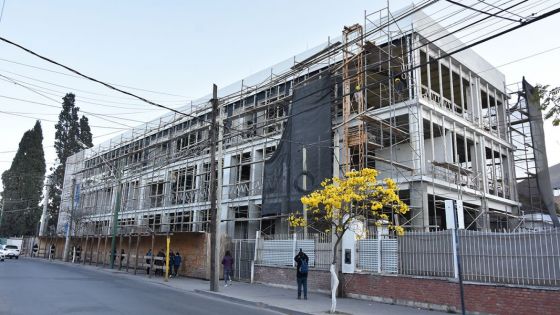 Avanzan las obras en el Hospital San Bernardo