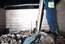Se recuperó rieles de ferrocarril robados en Pluma de Pato
