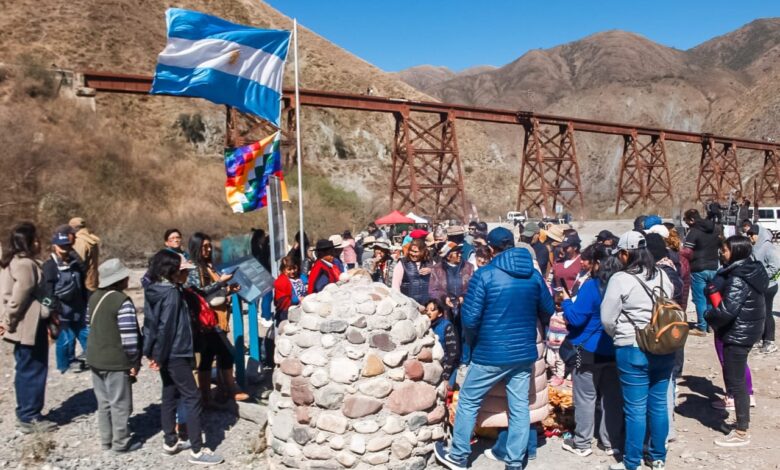 Pachamama en el viaducto