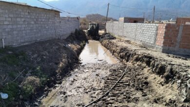 Avanza la limpieza del canal pluvial Urkupiña