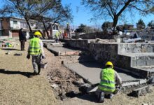 Continua con las obras en el anfiteatro de barrio Alto La Viña con el objetivo es brindar mejores condiciones de uso público para