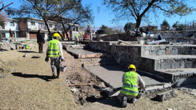 Continua con las obras en el anfiteatro de barrio Alto La Viña con el objetivo es brindar mejores condiciones de uso público para