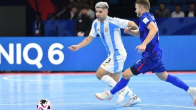 Argentina avanza a cuartos de final en el Mundial de Futsal