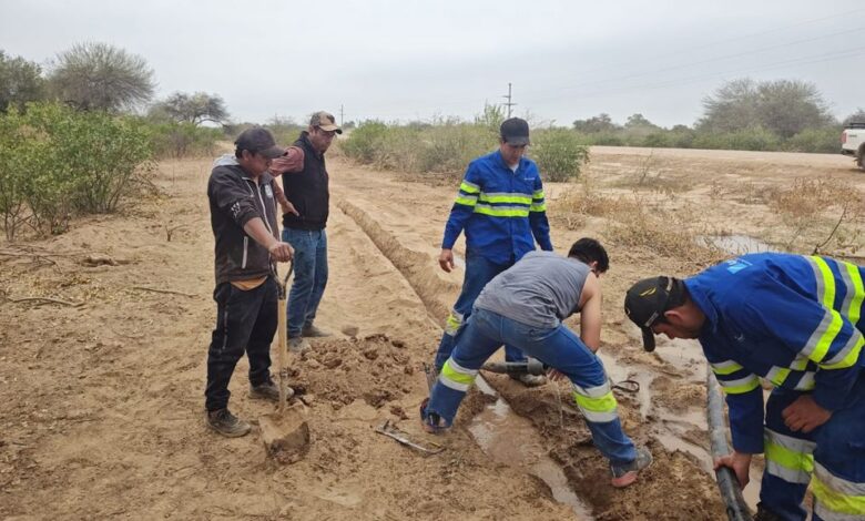 Se ejecutaron obras de acceso al agua potable en Rivadavia