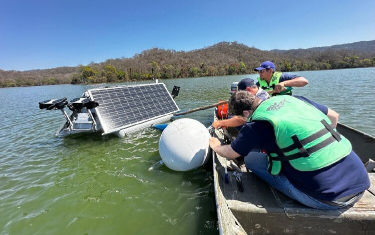 Finalizaron las últimas etapas de las instalaciones de boyas en el Dique El Limón