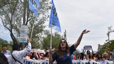 Manifestación de la Universidad Nacional de Salta