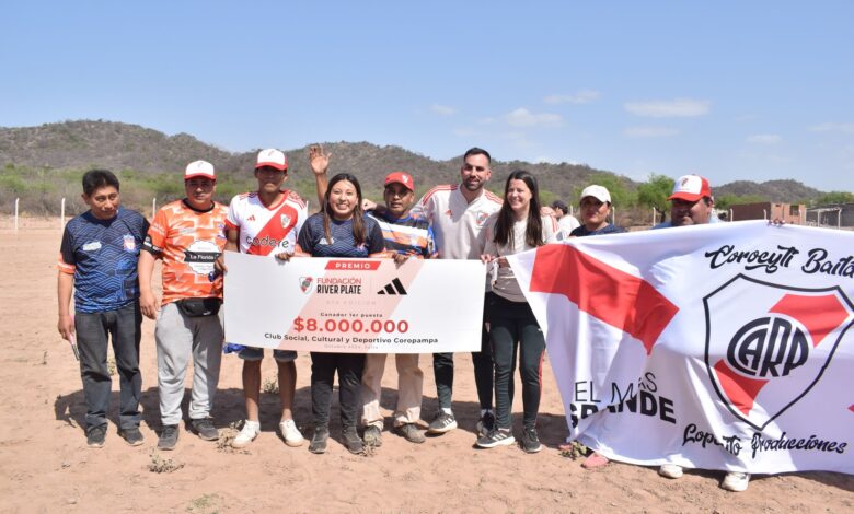 El Club Coropampa salio primer lugar en las votaciones de la Fundación River Plate