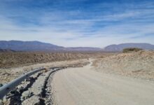 Ruta 40 en Payogasta.