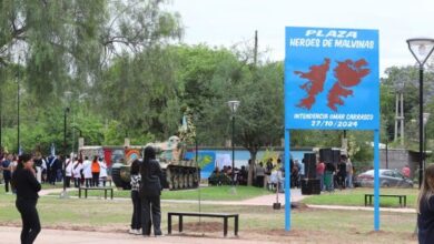 Se inauguró una plaza en homenaje a los excombatientes de Malvinas