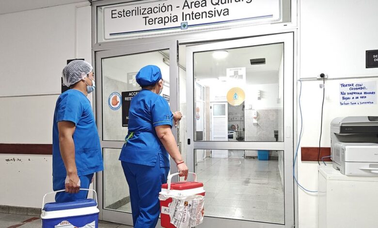 En el hospital Arturo Oñativia se hicieron cuatro trasplantes renales en la última semana