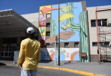 Se pintó un mural en la Terminal de ómnibus de Salta