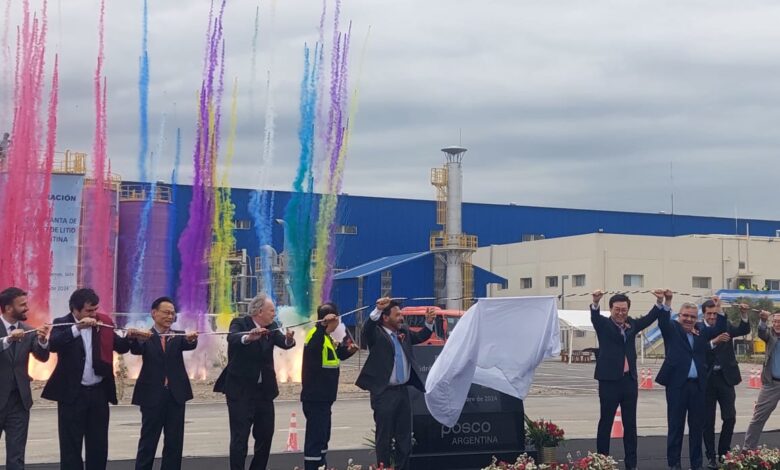 Inauguración de la nueva planta de Posco.