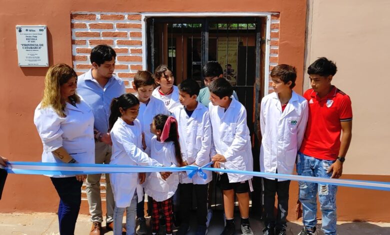 Se inauguró la nueva escuela de El Bodadal