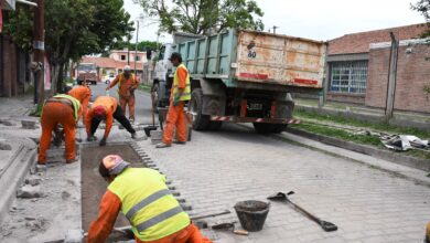 Ejecutaron obras de nuevos cementos articulado en barrio San Carlos