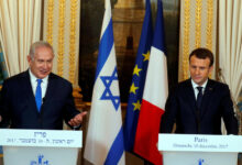 Macron pide frenar el envió de armas a Israel