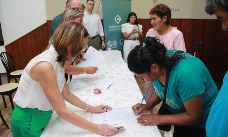 Firma de escrituras en Cerrillos.