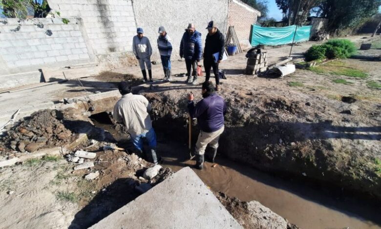 Acondicionan los canales este y oeste de Cerrillos