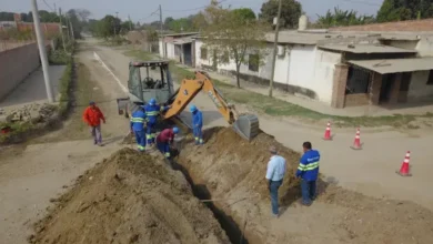 Avanzan en el recambio y ampliación de colectora cloacal en Orán