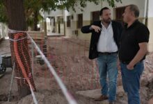 El avance de las obras.