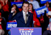 Trump nombra a Matt Gaetz como fiscal general