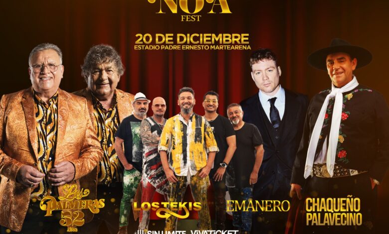 El 20 de diciembre se realizará el NOA Fest 2024