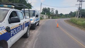 La Policía trabajó en el lugar del accidente. Foto: Policía de Salta