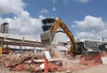 Obras en el aeropuerto Martín Miguel de Güemes.