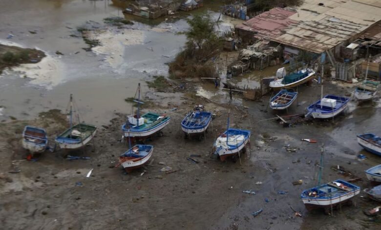 Efectos del oleaje anómalo en el norte del Perú. Foto: Agencia Andina