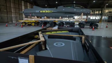 Argentina recibe el primer F-16 para instrucción que compro a Dinamarca