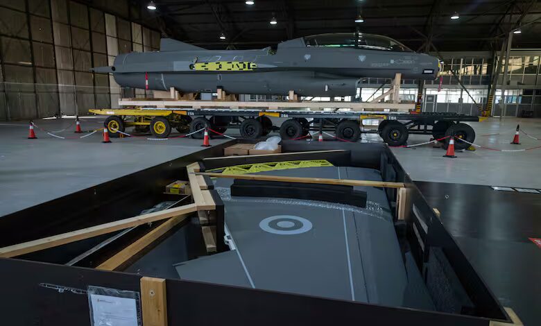 Argentina recibe el primer F-16 para instrucción que compro a Dinamarca