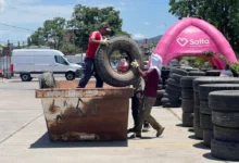 Se cierra el año con 600T de neumáticos acopiados fuera de uso