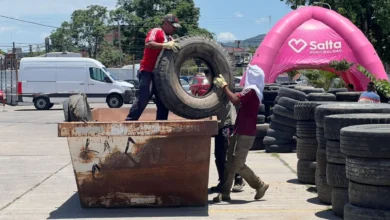 Se cierra el año con 600T de neumáticos acopiados fuera de uso