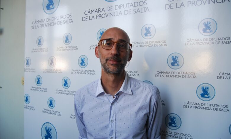 Diputado por Cafayate, Patricio Peñalva. Foto: Nuevo Diario
