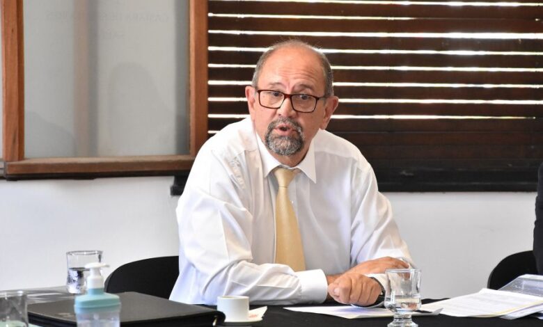 Sergio Camacho, ministro de infraestructura.