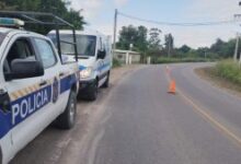 La Policía trabajó en el lugar del accidente. Foto: Policía de Salta