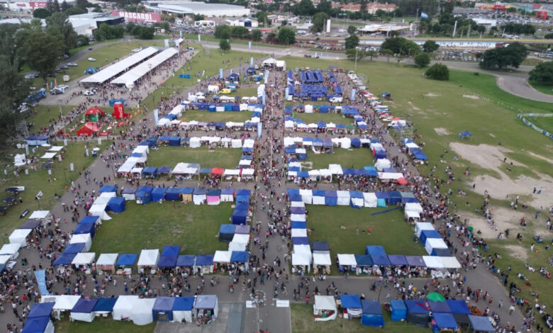 Vista aérea de la primera edición de Expo Ciudad.