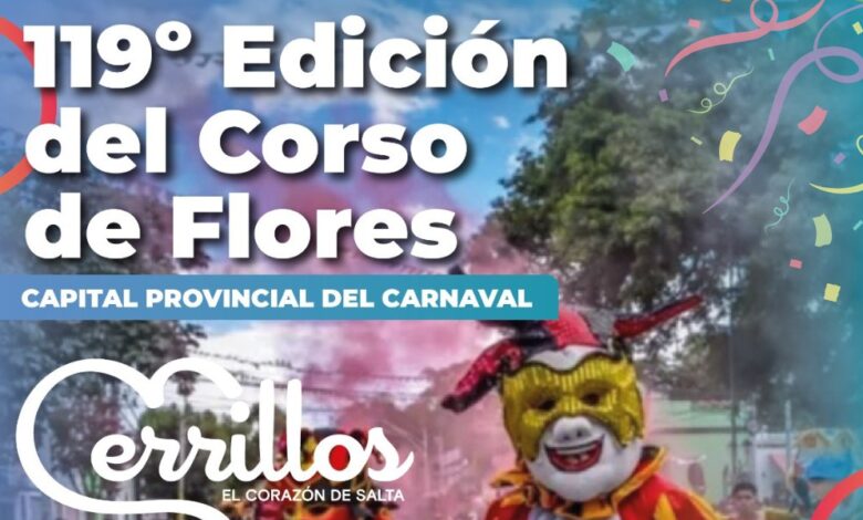 Cerrillos se prepara para vivir una nueva edición de su tradicional Corso de Flores